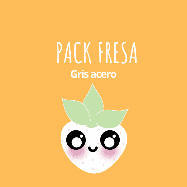 Pack fresa "Gris acero"