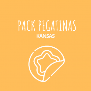 Pack pegatinas Kansas
