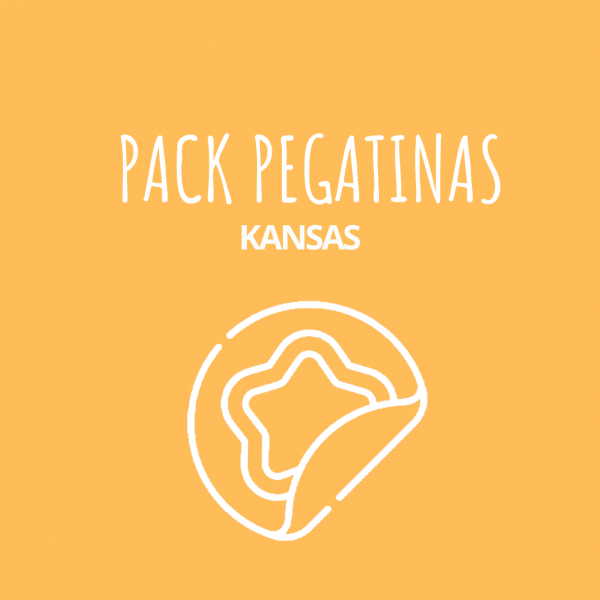 Pack pegatinas Kansas